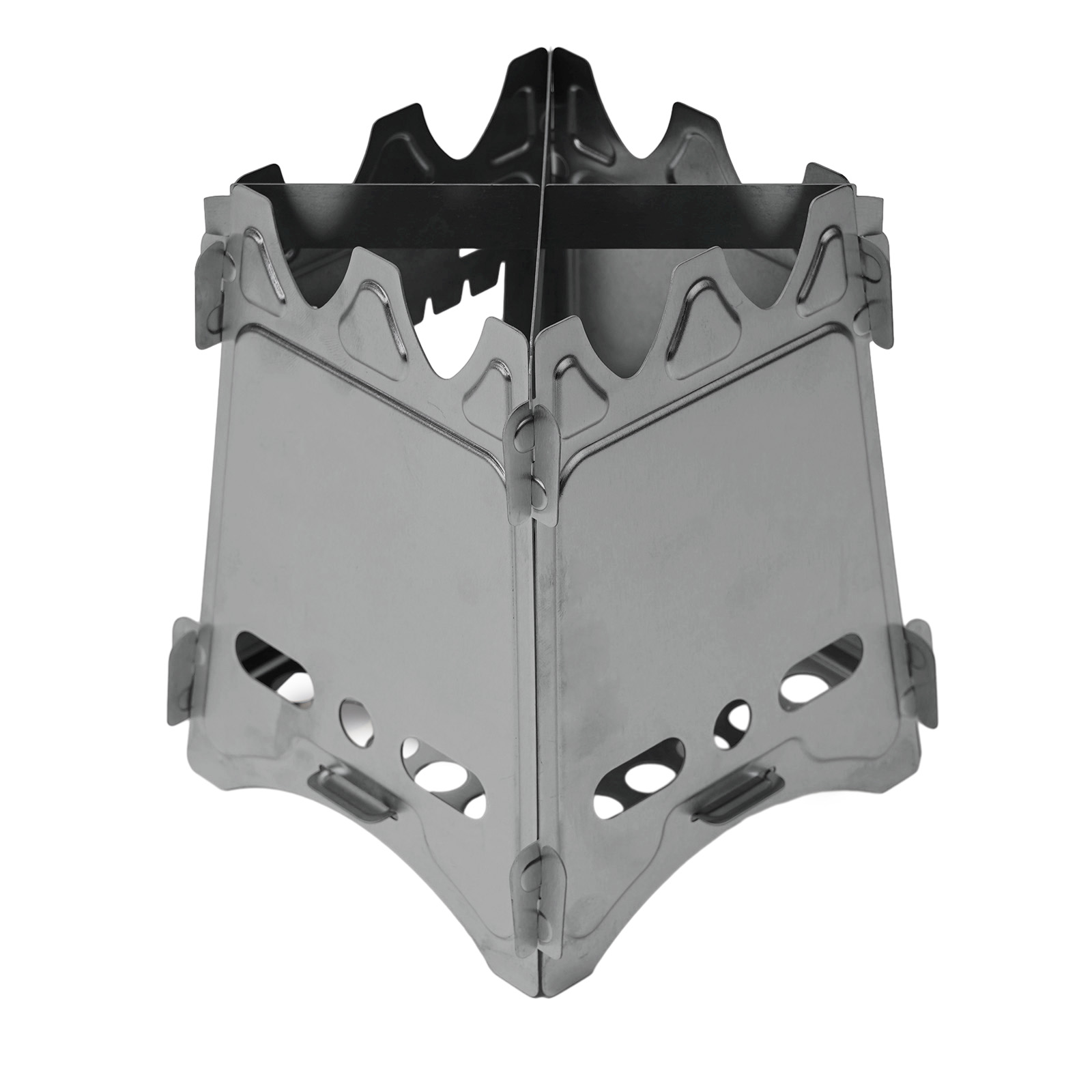 Cooking Picnic Wood Stove Camping Stove Burners Folding Packable Lightweight PURE TITANIUM Stove