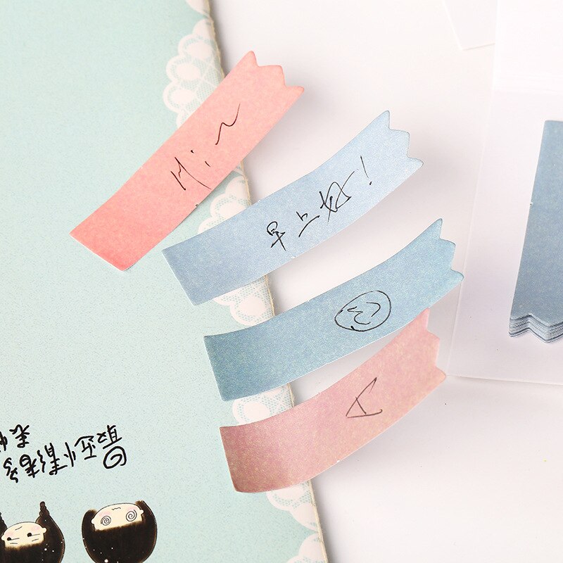 gradient neon post-it note, small note book, square message, note N, can be torn