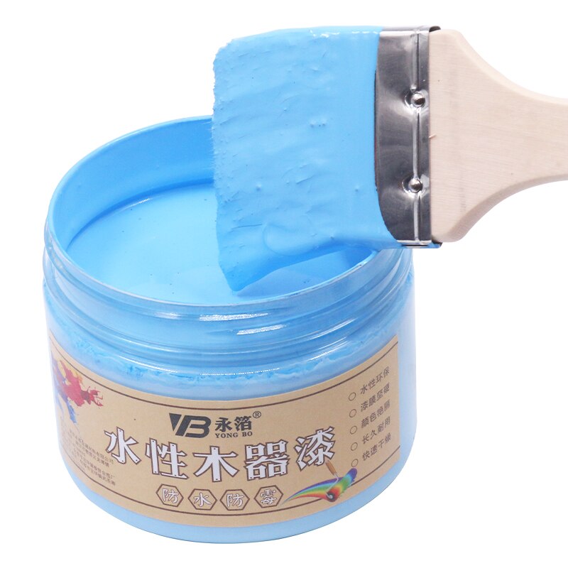 250g Sky Blue Paint Water-based Watercolor Paint,Furniture,Wooden Door,Canv