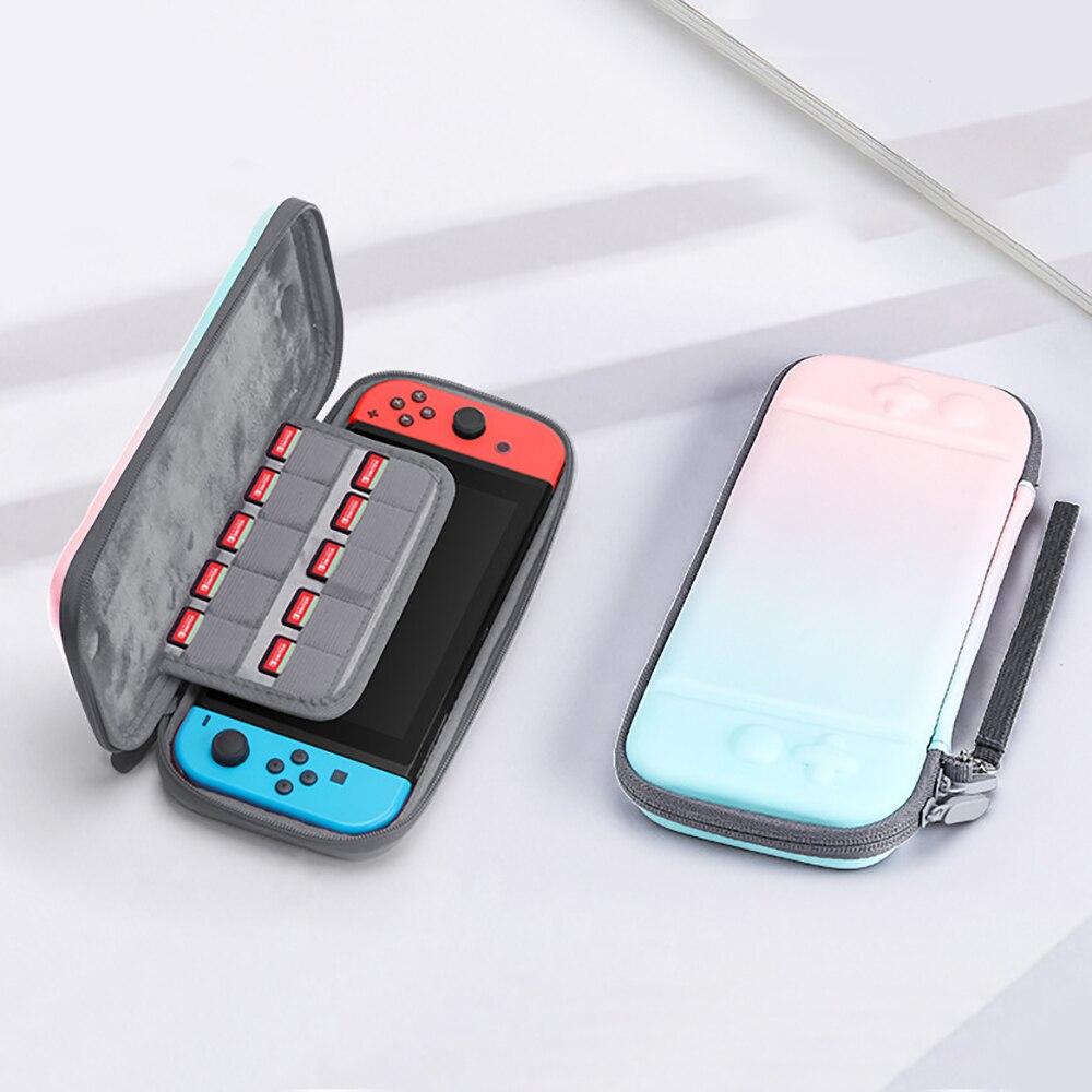 iBen Storage Bag For Nintend Switch Portable Travel Protective Bag Water-Resistent PU Carrying Shell Case For Switch Game: Color