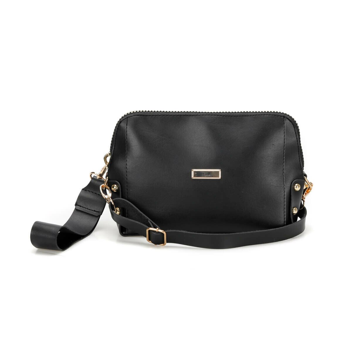 FLO WDRN1201 verrotten Frauen Bote Tasche BUTIGO: schwarz