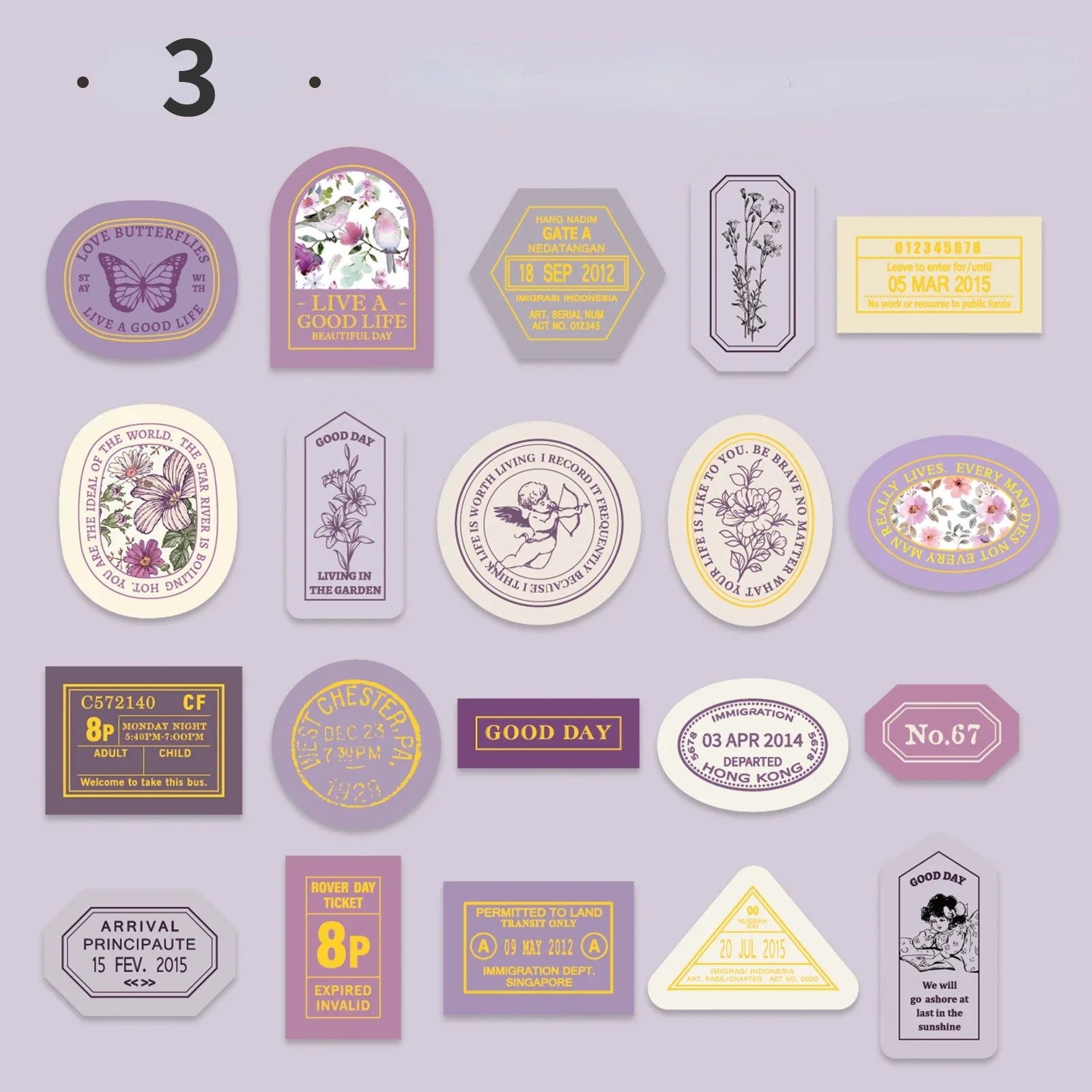 Mr. Paper 40 unids/caja etiquetas adhesivas Vintage notas decorativas pegatinas escritas a mano DIY materiales de Collage hechos a mano papelería: Rojo