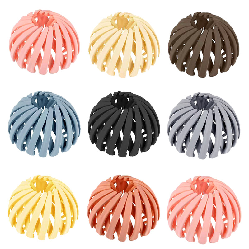 1 st Vrouwen Paardenstaart Haar Ringen Clips Vogelnest Vormige Haar Haarspeld Eenvoudige Magic Lui Braider Tool Haar Styling Accessoires