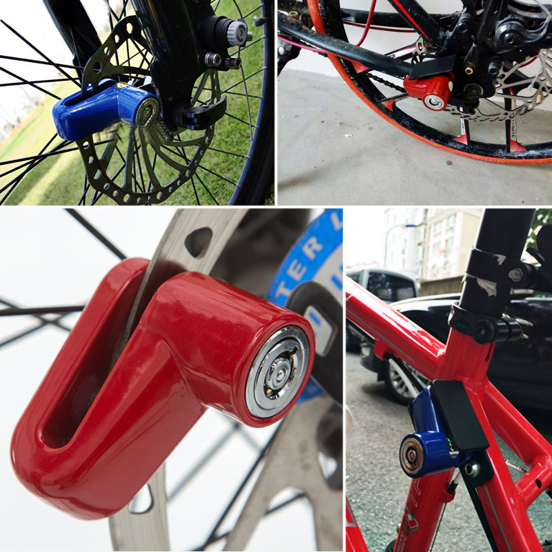 Motorrad Fahrrad Elektroroller Scheibenbremse Räder Schloss Motorrad Scheibenbremse Schloss Diebstahlschutz Rolle Sicherheit Fahrradschloss