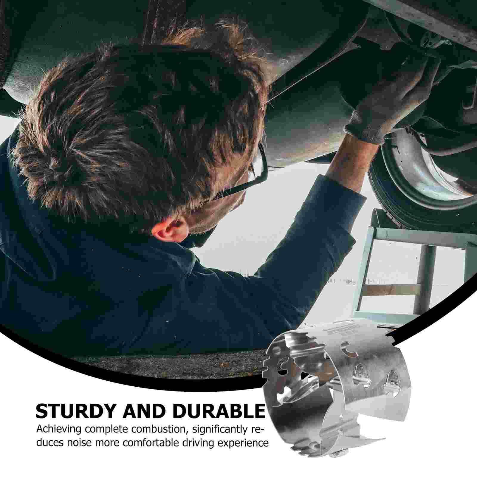 Mechanical Car Fuel Saver Intake Modified Accelerator Fuel Saving Turbocharger Vehicle Fuel Saving Device (Silver)