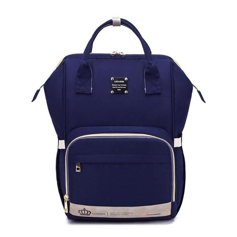 LEQUEEN Diaper Baby Bags Backpack For Moms Baby Bag Maternity Hospital Bag Care Nappy Bag Travel Stroller Send Free Hooks bolsos: blue 2