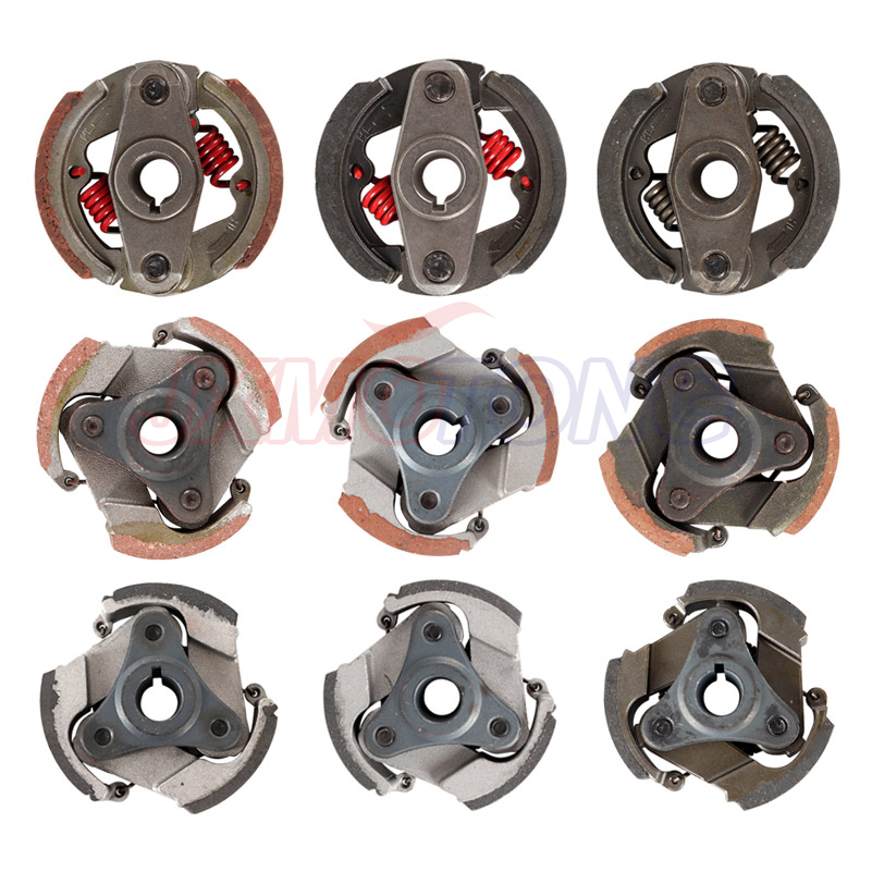 2 tiempos 47cc 49cc aluminio o hierro Minimoto embrague centrífugo aleación Mini Moto Dirt Bike Atv Quad 2 resorte de zapata 3 resorte de zapata