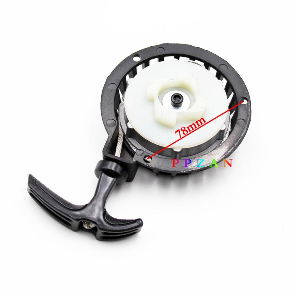 Terugslag legering trekstarter 47cc 49cc mini moto atv quad bike dirt pocket bike scooter ppzan