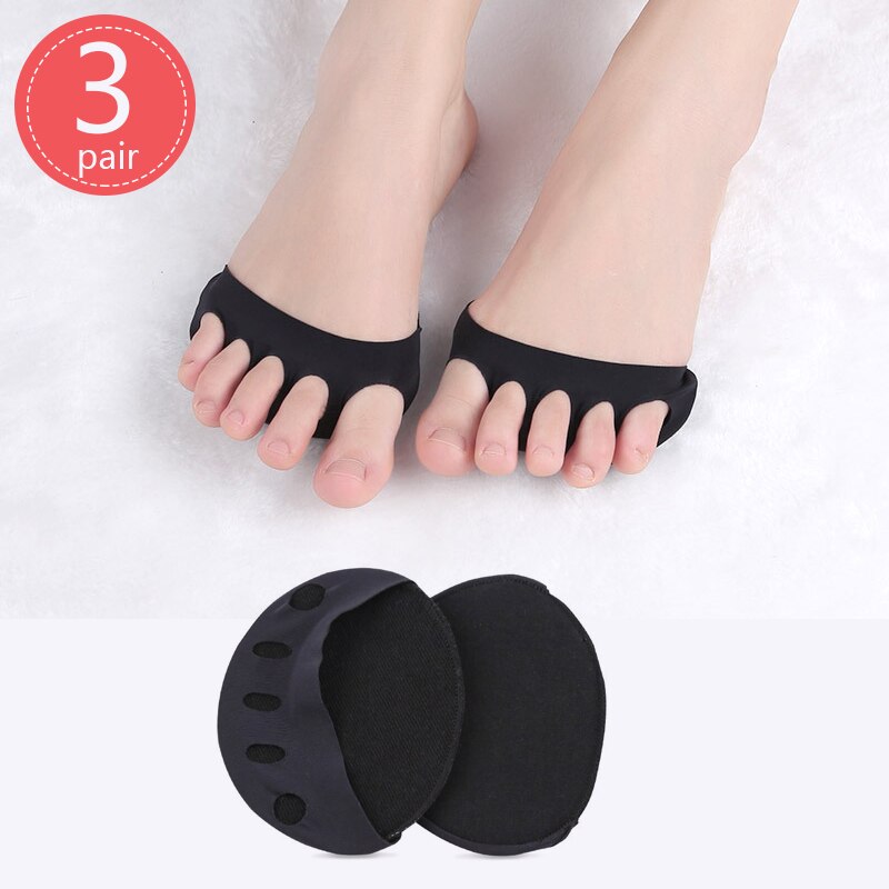 Plantillas de silicona para zapatos, almohadilla para el antepié, soporte para el arco, herramientas para el cuidado de los pies, almohadilla de Gel, Corrector de juanete, separador de dedos, 1-5 pares: 3Pair G130 B