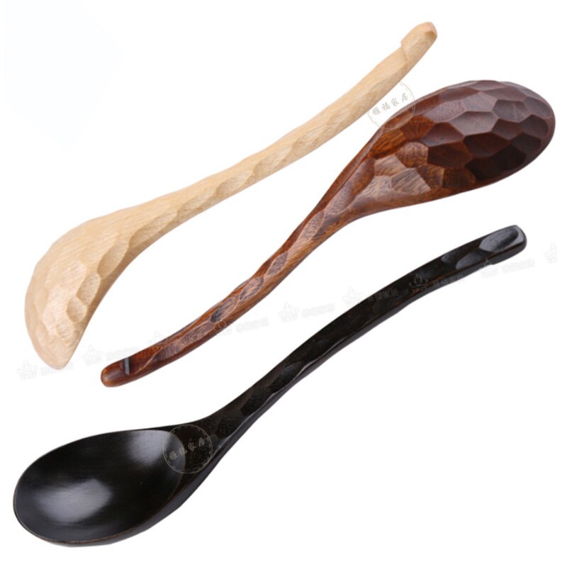 Europæisk original enkelt fabriks håndudskåret shell scoop ske 20*4.3cm