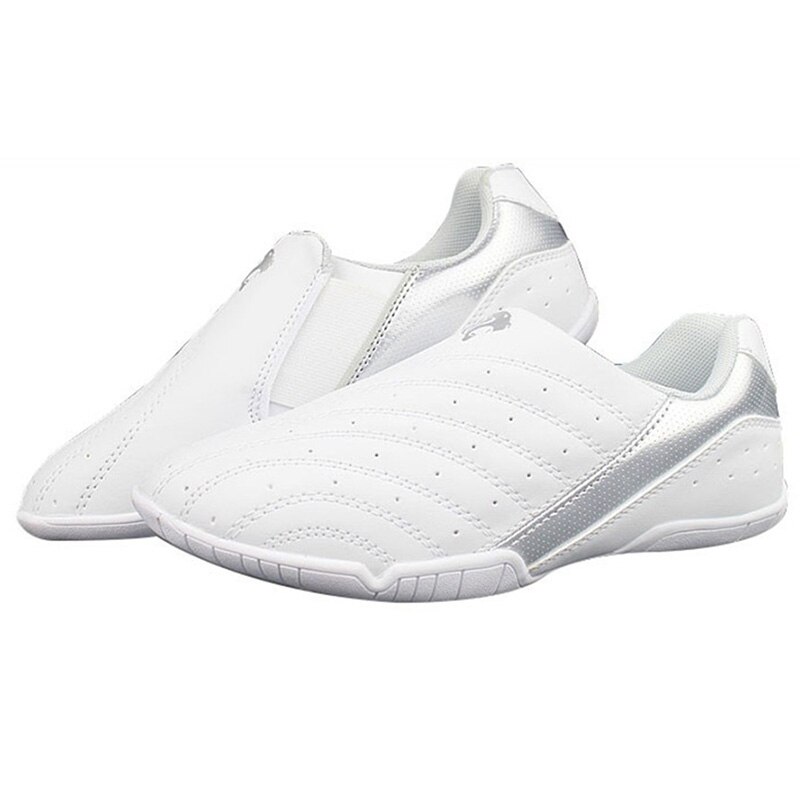 Weiß Atmungsaktive KungFu Wushu Taichi Karate Kampfkunst Wrestling Sport Turnschuhe Taekwondo Schuhe Für Kinder Männer
