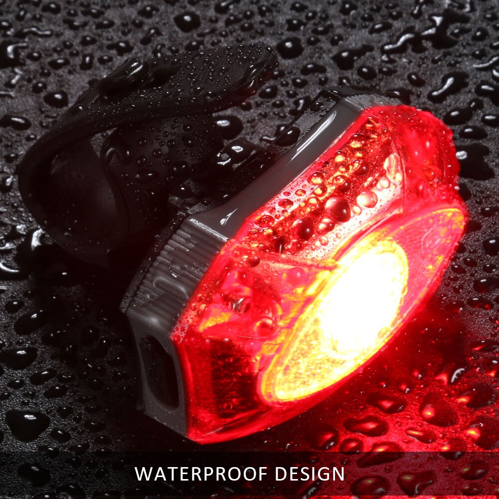Raypal-luz trasera recargable para bicicleta de montaña, 3W, USB, resistente al agua, luz de advertencia de seguridad para ciclismo de montaña