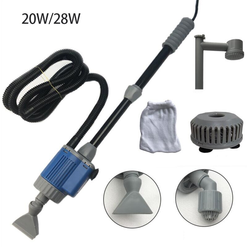 Elektrische Aquarium Water Verandering Pomp Voor Aquarium, Cleaning Tools, Water Wisselaar, Bodemreinigers, Sifon, water Filter Pomp: 20W-220V