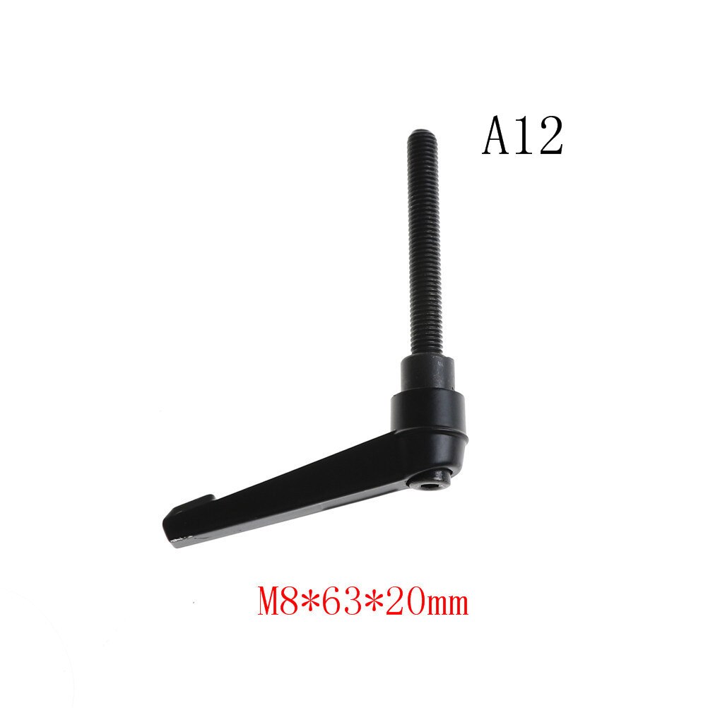 Adjustable Locking Threaded Handle Knob M6 M8 M10 Clamping Lever Machinery: A12