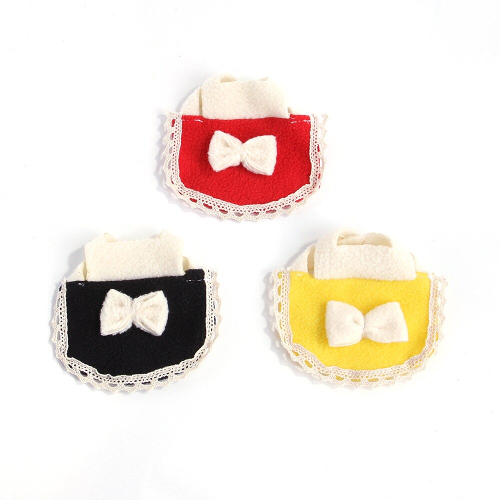 Vêtements multicolores pour Hamster et lapin, tenue mignonne avec nœud papillon, petit écureuil, mon voisin, Totoro, petit animal de compagnie, fournitures