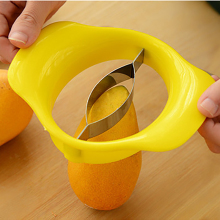 Hjem mango kjernekjerner skjærer kutter pitter mango kjerne gropfjerner vannmelon skreller frukt grønnsak verktøy kjøkken tilbehør