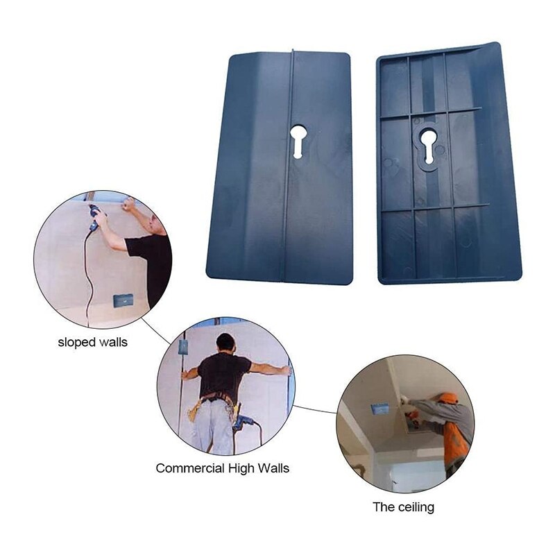 4 PCS Drywall Fitting Tool Plaster Board Fixing Tool Room Walls Decoration Carpenter Tool Ceiling Positioning Plate