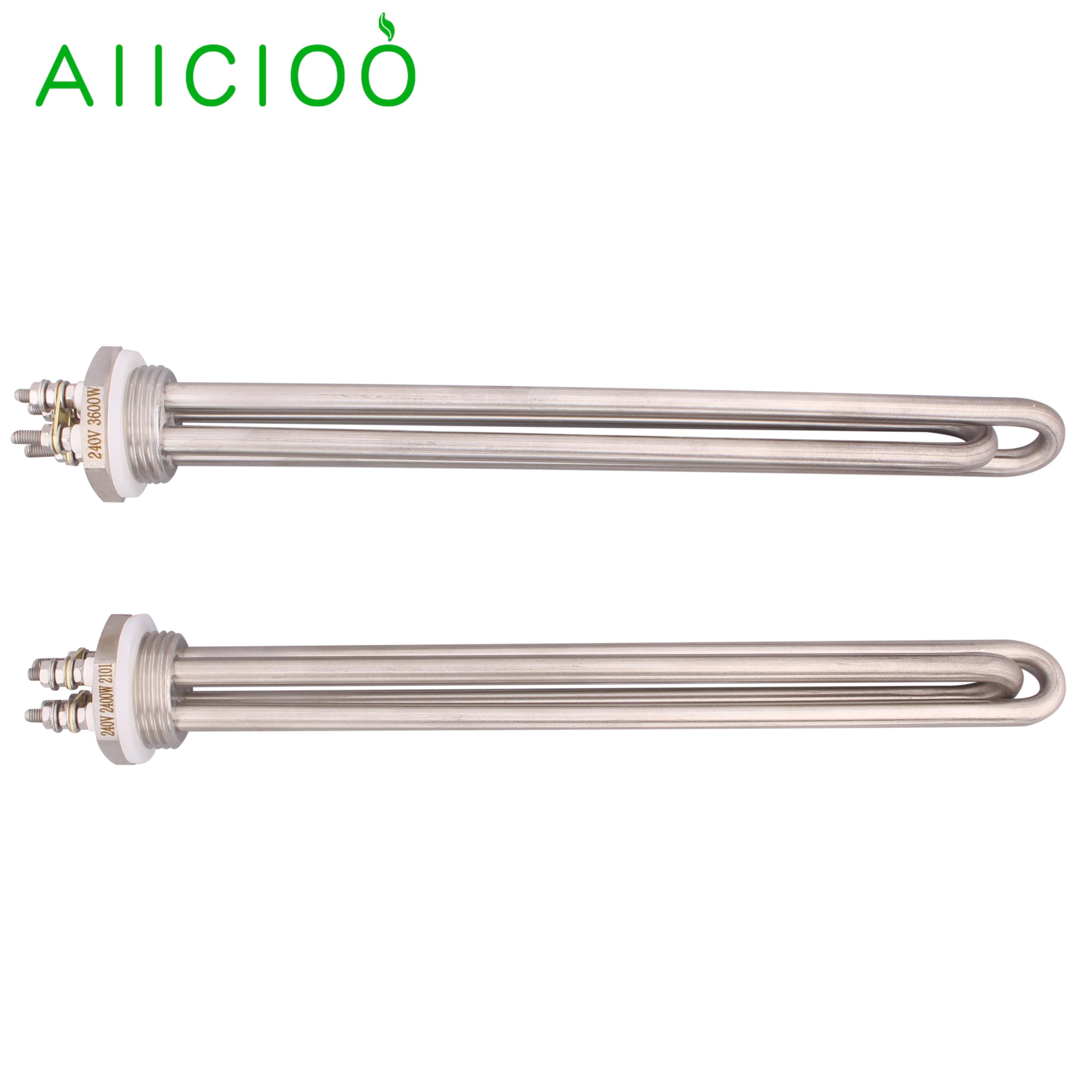 1 inch BSP Thread Electric Heating Element Immersion Heater for boiler heating SUS304 240v 2400w/3600w