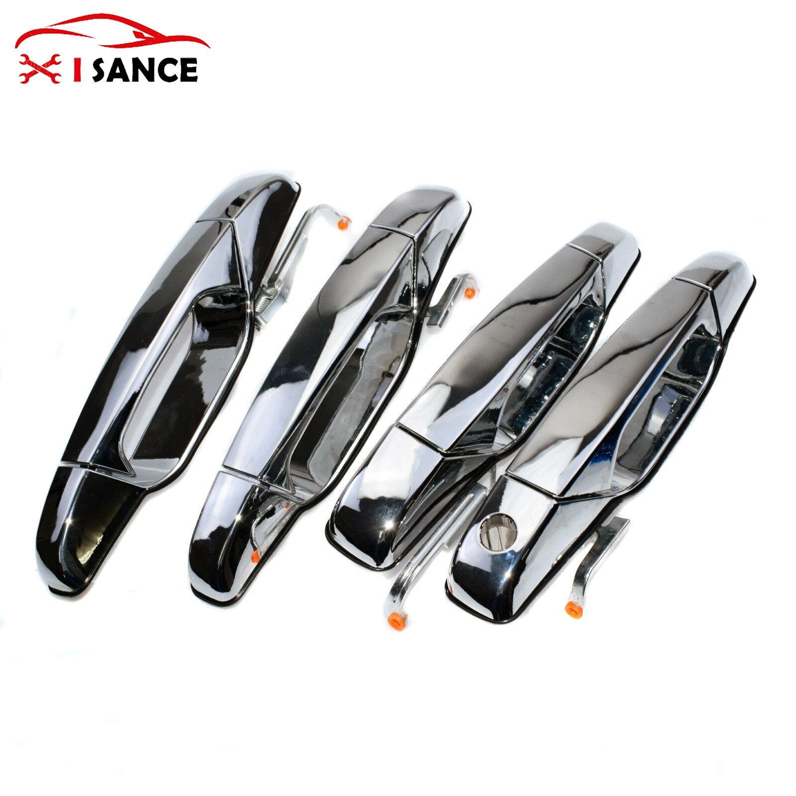 Chrome Outside Exterior Door Handle Front Rear Left Right For Chevy Tahoe Yukon Gmc Cadillac 15915147,15915148,15915619,15915620