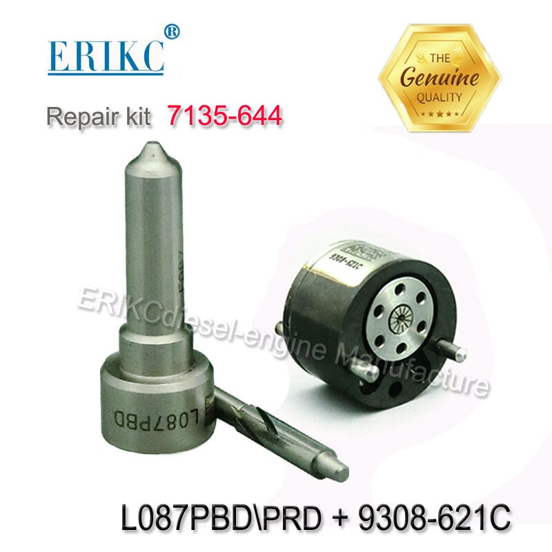Injektor Überholung Bausatz Düse L087PRD L087PBD Ventil 9308-621C für Delphi EJBR02101Z EJBR01401Z EJBR01201Z EJBR01701Z EJBR04101D: 7135-644