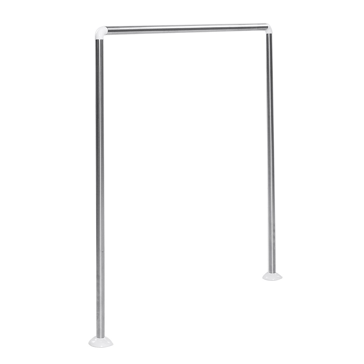 90*90*90cm U Shape Bathroom Shower Curtain Rods Stainless Steel/Aluminum Alloy Adjustable Bathroom Curtain Pole Bar Rail Rod: Stainless steel