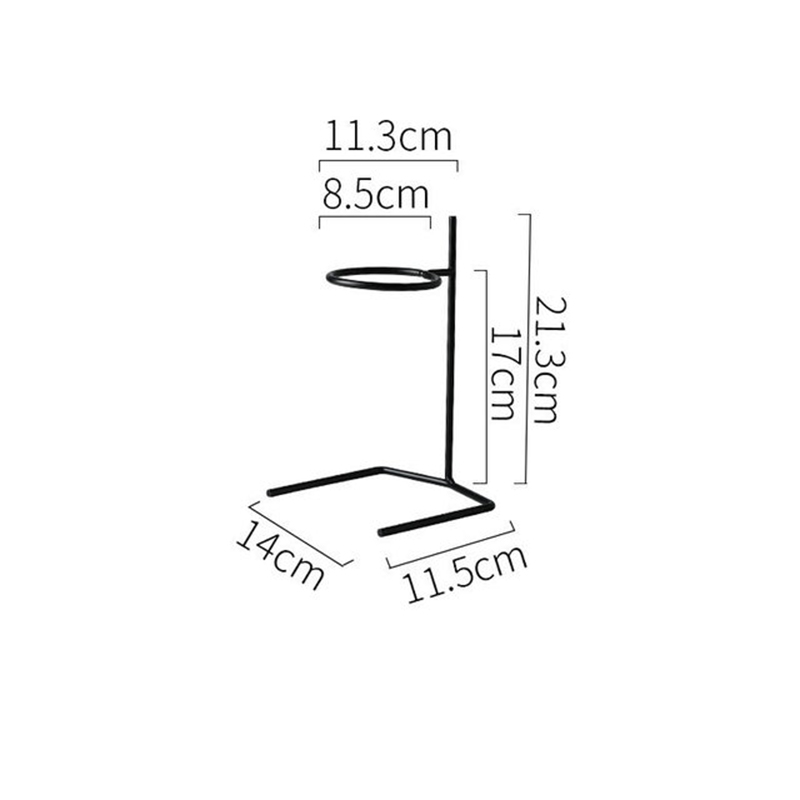 Håndbrygget kaffefiltersæt med  v60 pour over glas kaffekande kaffe elkedel kande drypper stand kaffemaskine sæt: Holder
