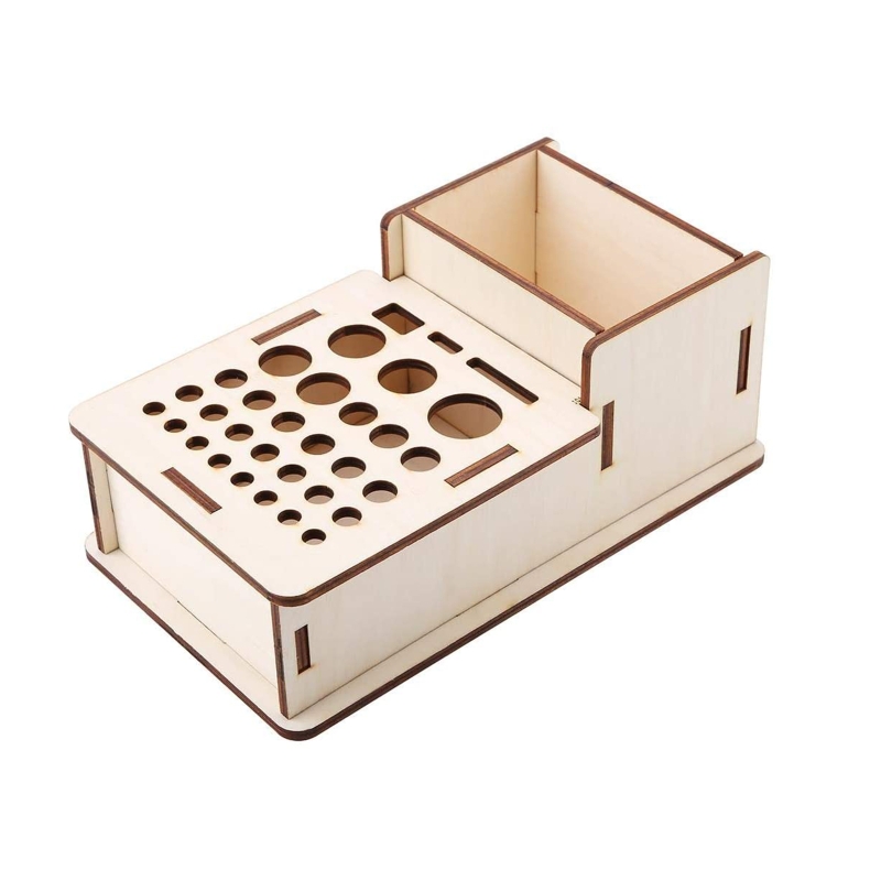 Leather Craft Tool Holder Box Hand Work Holder Stand Organizer for Leather Working Organizer Storage