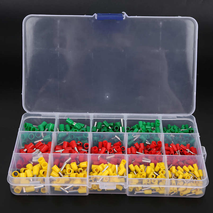 600 Pcs Heat Shrink Wire Connector Kit Box‑packed Elektrische Splice Elektrische Geïsoleerde Crimp Marine Automotive Terminals Set