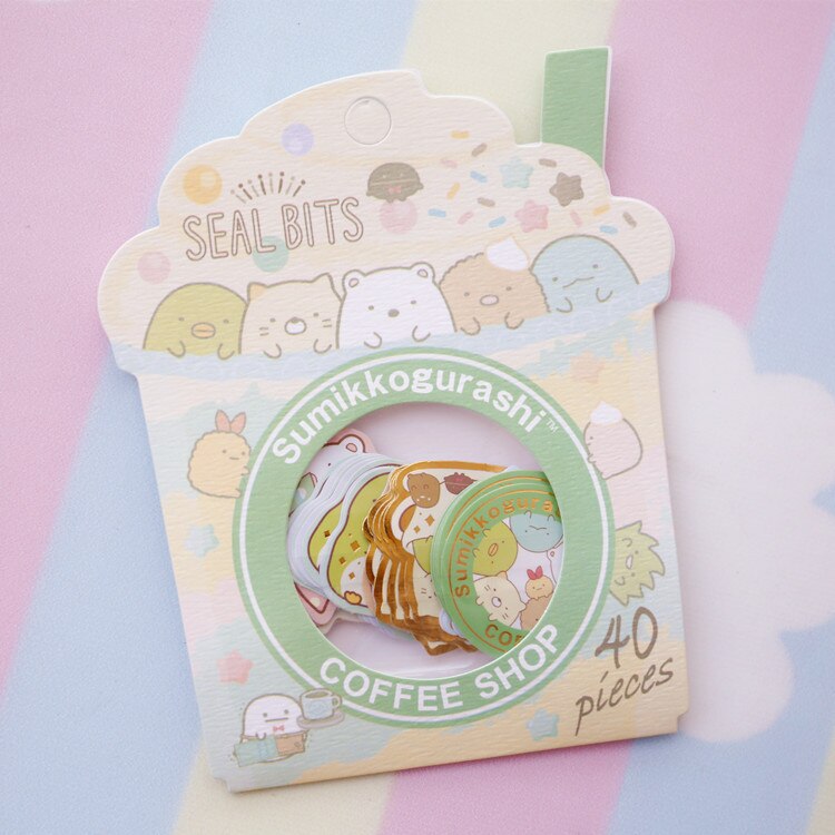 40pcs/1pack Kawaii Stationery Stickers Corner good friend Diary Planner Decorative Stickers Scrapbooking DIY Craft Stickers: Biqiling