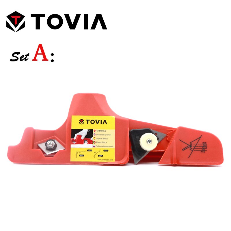 TOVIA Drywall Tools Plasterboard Gypsum Board Hand Planing Chamfer Jointer Hand Plane Drywall Edge Hand Tools: Set A