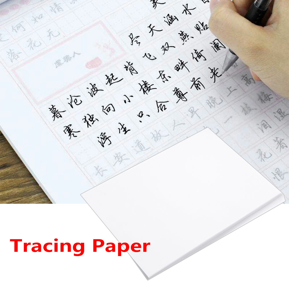 100Stck A4/A5 Transluzenten Verfolgung Papier Transfer Druck Kad Ingenieurwesen Zeichnung Kalligraphie Kopie Papier