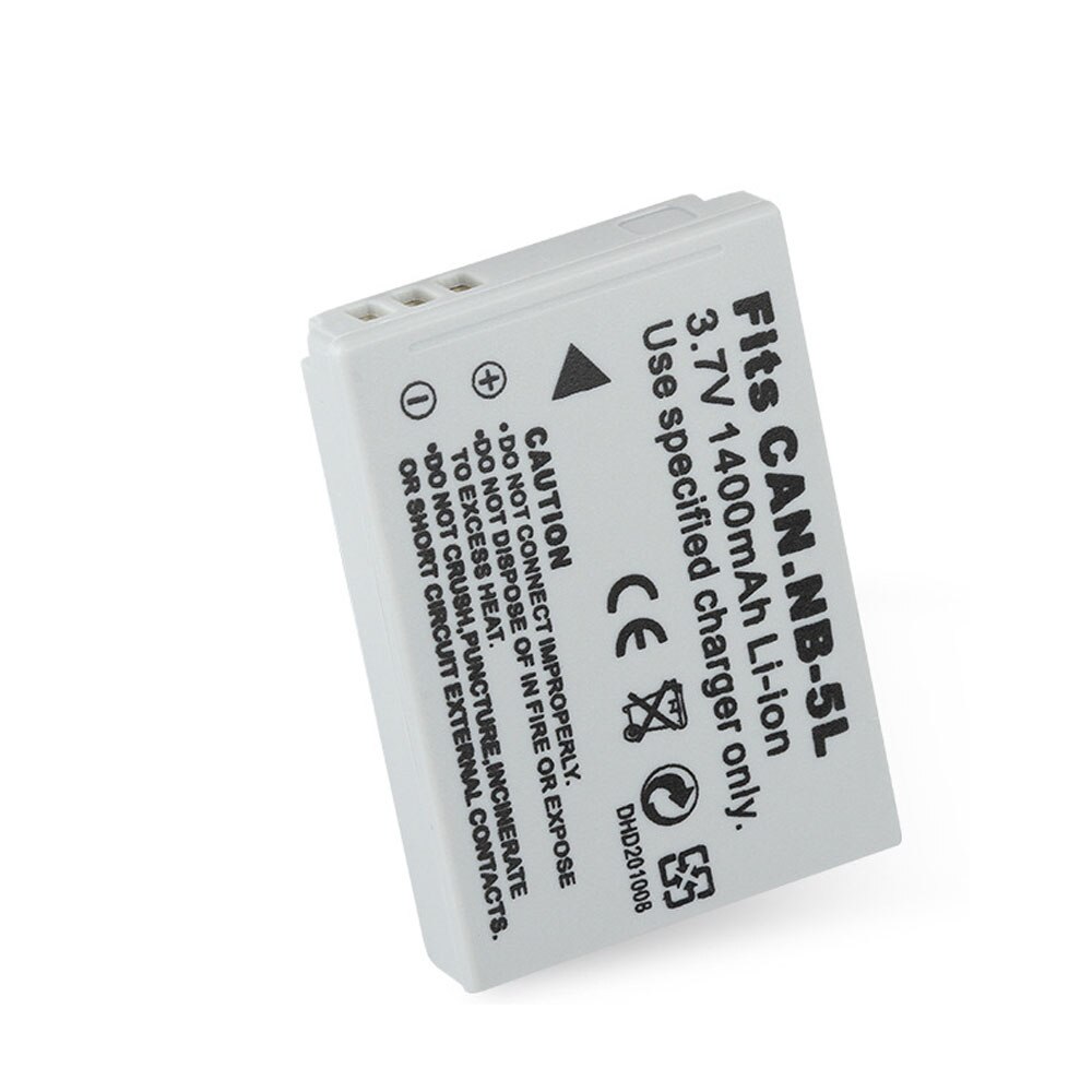 Fomito NB-5L Digital Camera Battery (1400mAh, 3.7V, Lithium-Ion)-Compatible with Canon IXUS 800/IS/850/900/TI/950/960/970/980