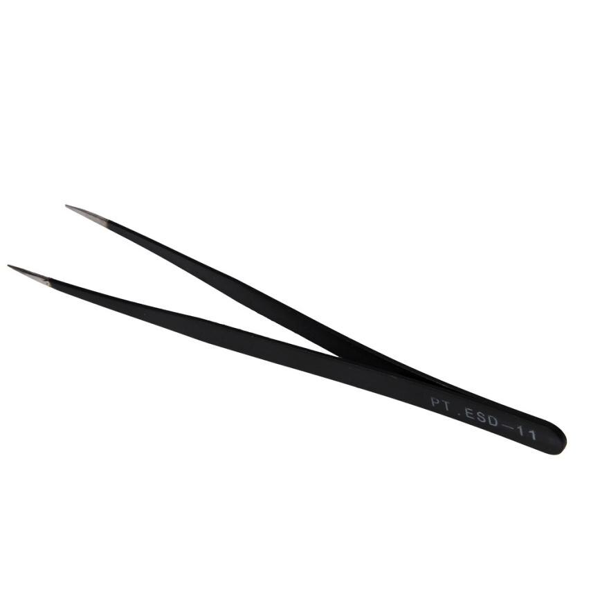OutTop 100% nieuw en Rvs Precisie Pincet Antistatische Pincet Roestvrij Pincet Model 04.21