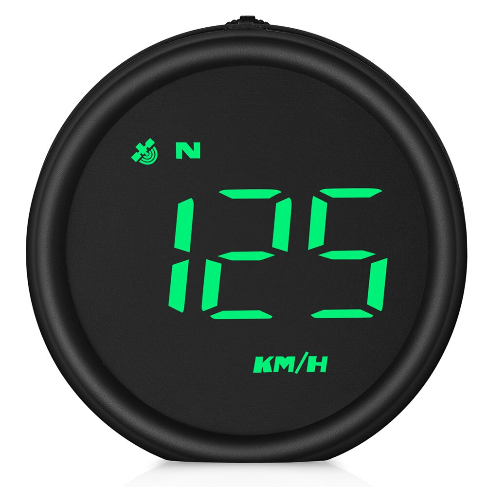 Auto Electronic Voltage Alarm Head-Up Display Car Speedometer Odometer Gauge Security System Warning Alarm: Green