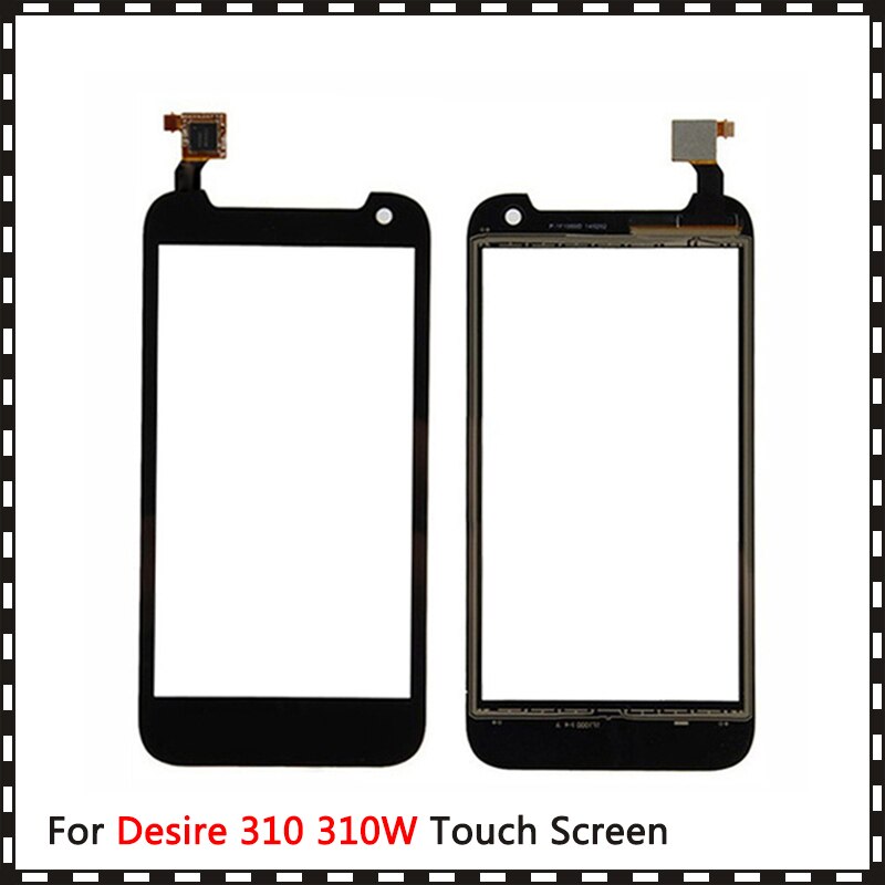 Replacement 4.5" For HTC Desire 310 310W Touch Screen Digitizer Sensor Outer Glass Lens Panel