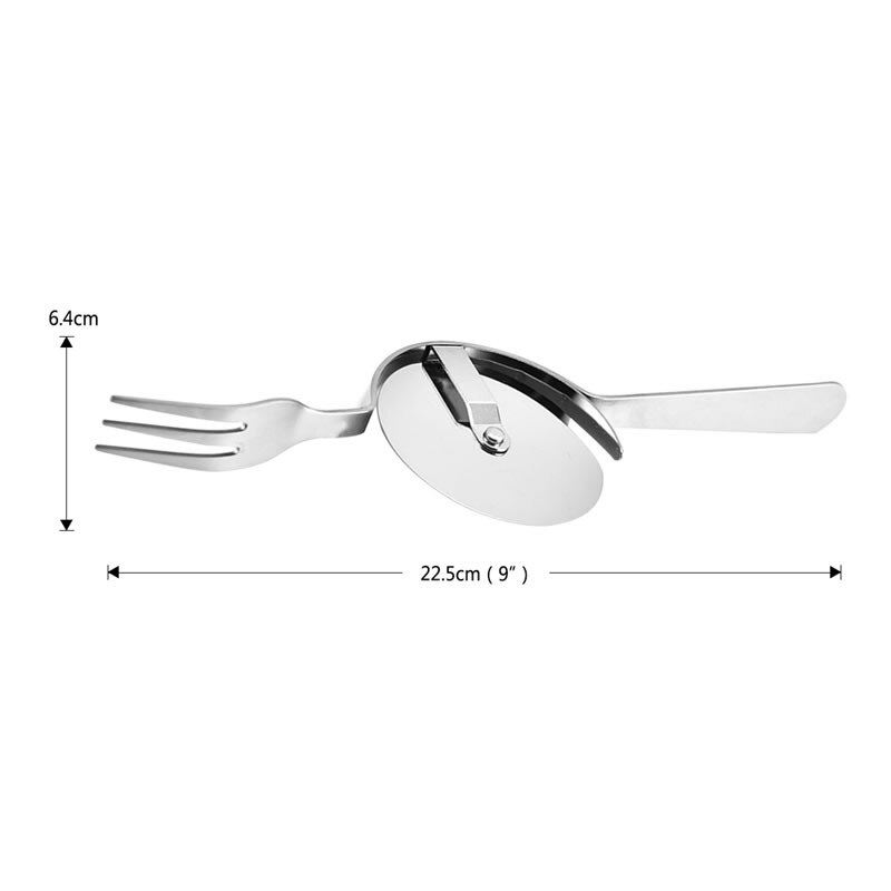 Jojofuny 2 Stks Rvs Pizza Cutter Wiel Pizza Snijmachine Sharp Cutters Gebak Mes Pizza Roller Voor Pizza Taarten Wafels Deeg Cookies