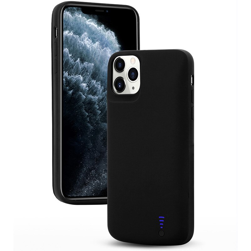 5000/6000 mah batterioplader cover til iphone 11 pro cover opladning power bank cover til iphone 11 pro max ultra tyndt batteri cover