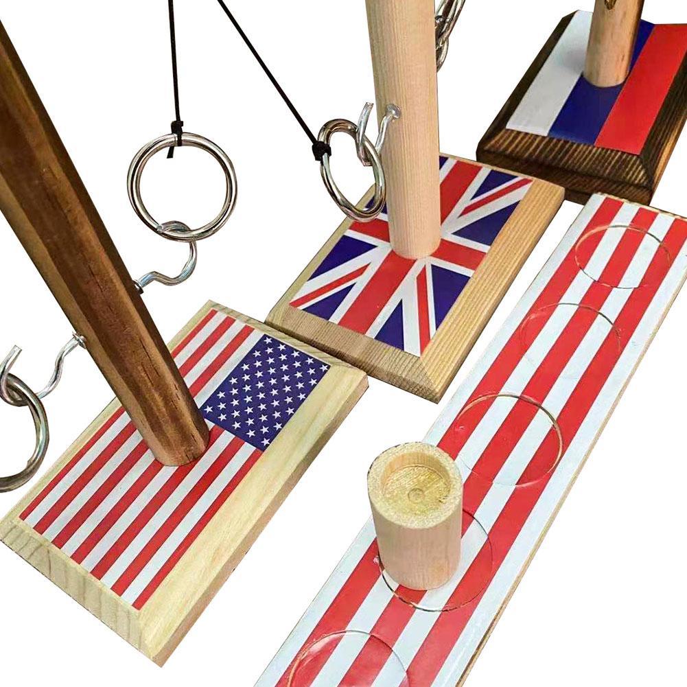 Desktop Ring Drinking Game Ring Head To Head Courtyard Game 1PC Game Ring Game Bar Desktop S4E1