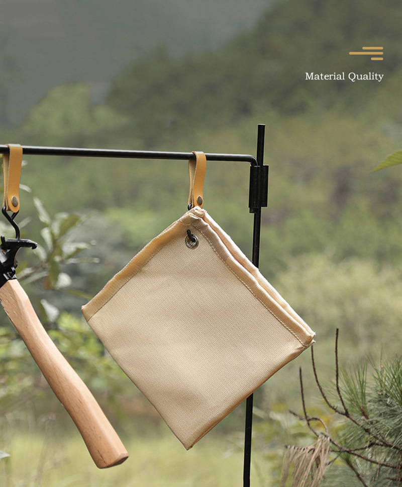 BBQ Mat - Portable Fire Blanket Protective Patio Insulation Pads Temperature Resistant Flame Retardant Stove Floor Grill Mat