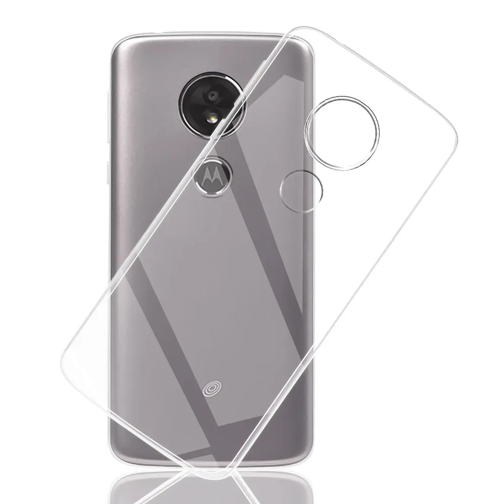 Coque de téléphone en silicone transparent pour Motorola Moto G6 Play, étui souple en TPU pour Moto G6 Plus, coque transparente pour MotoG6 Moto G7 Power Fundas