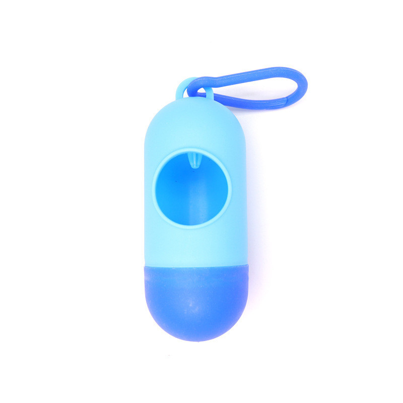 Dog Products Practical Pet Dog Poop Bag Dispenser Waste Garbage Holder Dispensers Pets Dogs Trash Cleaning Supplies: Navy Blue