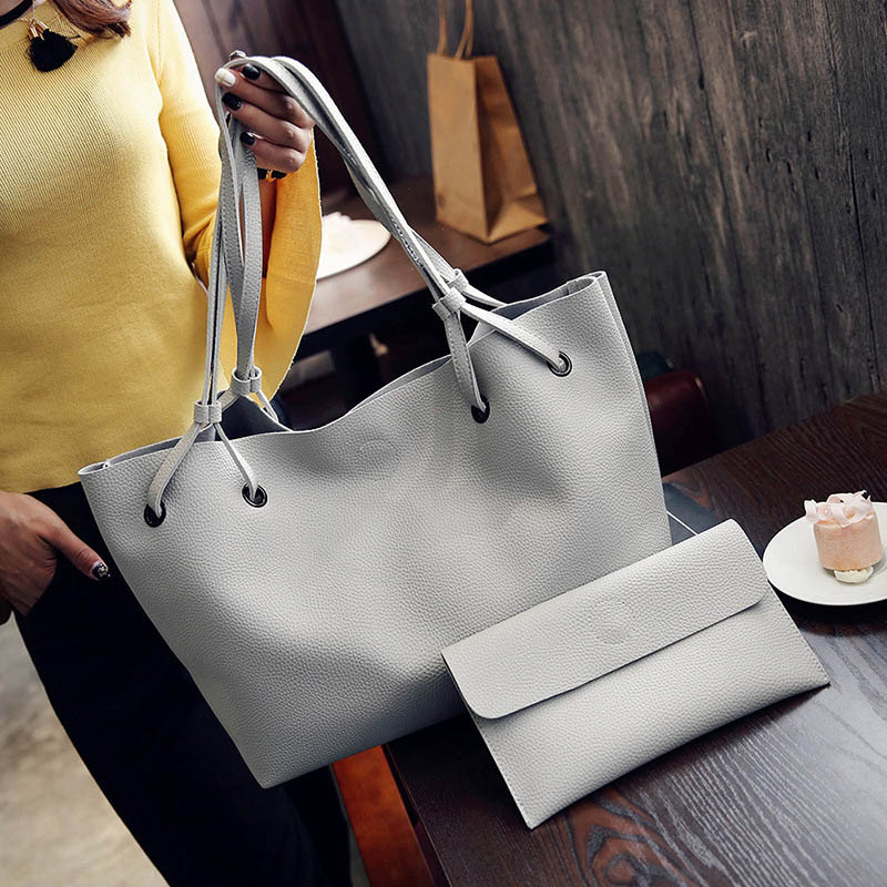 Femmes dame Composite sac à bandoulière sac à main grande capacité PU Durable pour voyage SER88