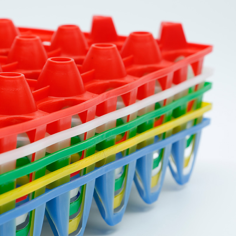 Transport d&#39;œufs commercial, 5 pièces, 30 œufs, plateau à rotation, caisse en plastique, conteneurs d&#39;œufs pour couches, matériel pour animaux de ferme, recyclage