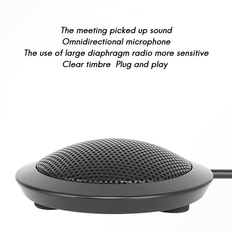 USB Microphone Condenser Microphone Computer Mic for Business Conference PC Laptop Voice Pickup Microphone