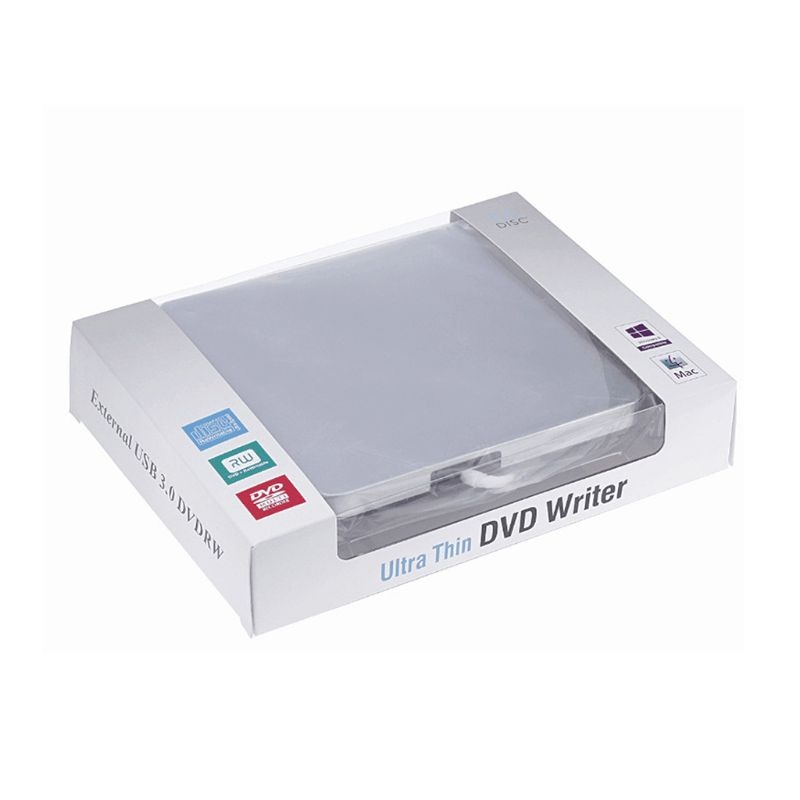 External Slim USB 3.0 DVD Burner DVD-RW VC D C D RW Burner Drive Superdrive