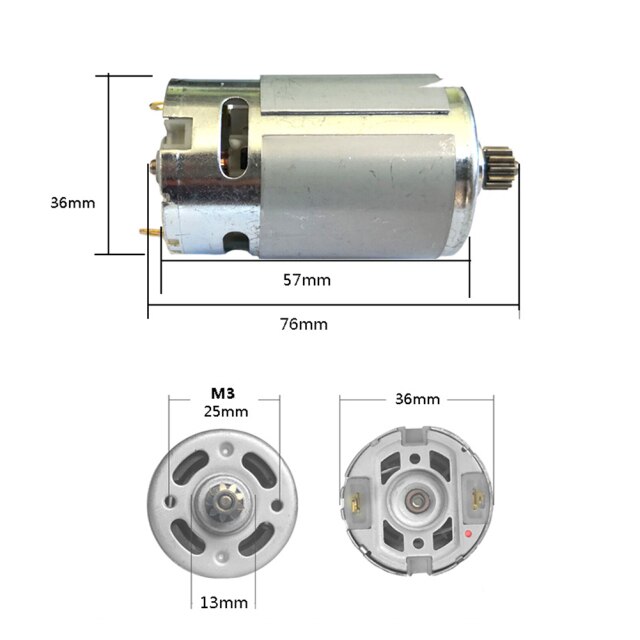 10.8V/12V/14.4V Electric Drill Motor 9 Teeth/12 Teeth For RS550 Model Motor/hand Drill/lithium Drill: 12V 12teeth