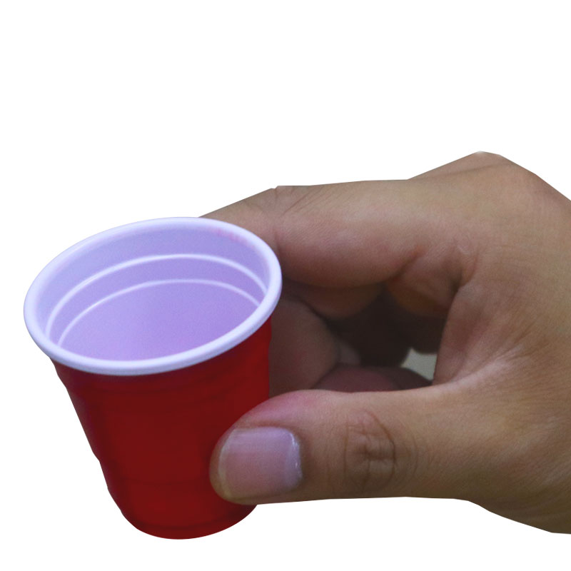 200pcs-55ml red Plastic Cups Insulated Solo Cup 2oz Mini party cup Drinking Cup