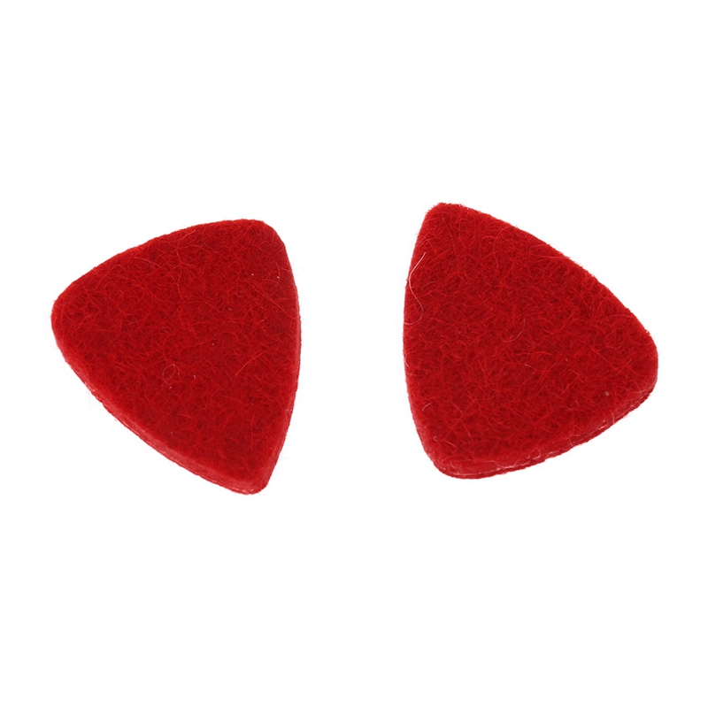 5 stk myk hard ukulele ullfilt gitarplekter rød farge med 4- strengs gitar ukulele rosewood bridge sett