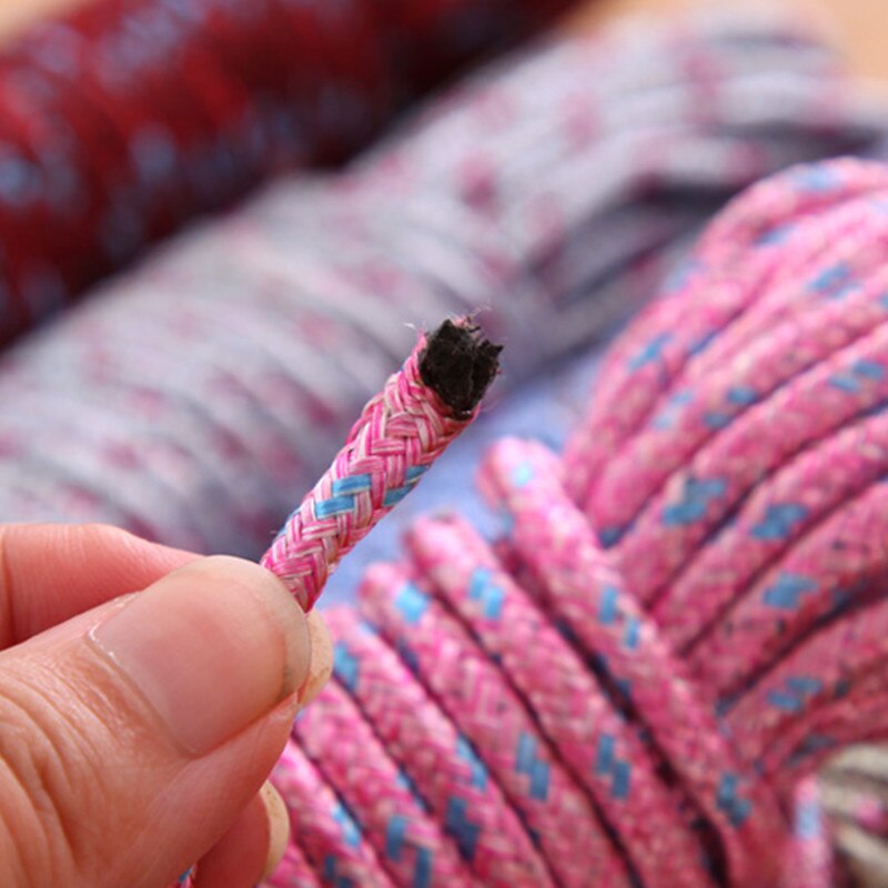 10m Colorful multifunction nylon washing clothes line rope clothesline string travel outdoor necessary tools.