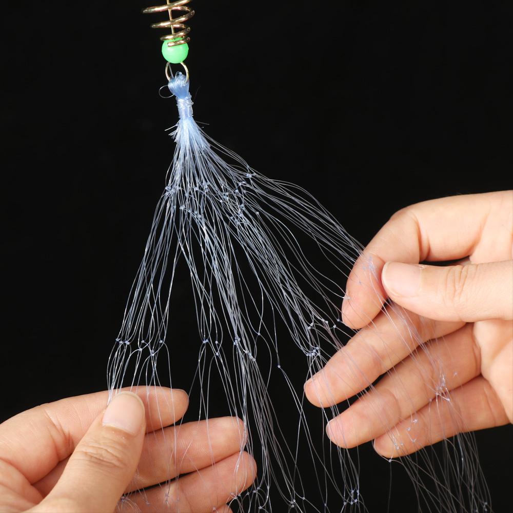 Thread Net Fishing Net High-carbon Steel Luminous Bead Cast Gill Nets Blue Green Copper Shoal Netting Fish